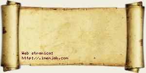 Tijana Kalinić vizit kartica